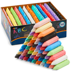JOYIN cone chalk 12 colors for vibrant sidewalk art and easy grip