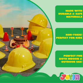 Close-up of JOYIN hats showing non-toxic material and safe design