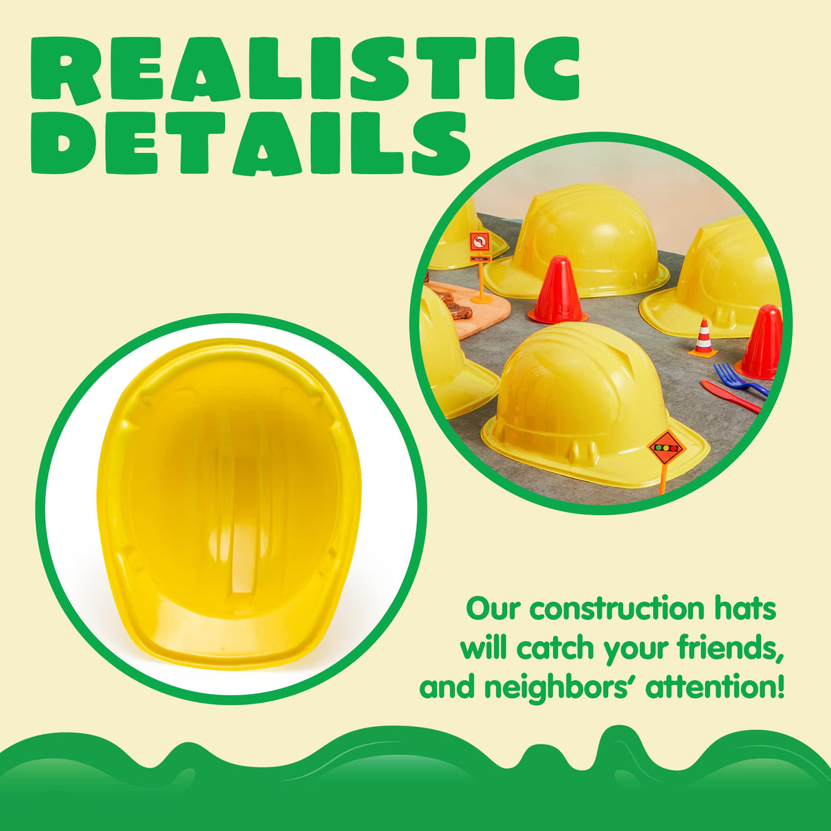 JOYIN hats worn by children for imaginative construction play