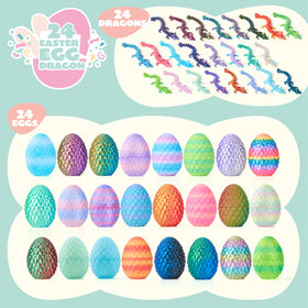 JOYIN dragon eggs feature realistic scales and a twist-open reveal