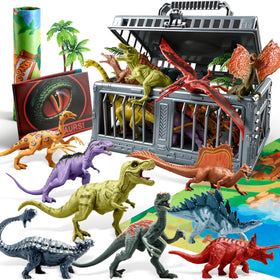 JOYIN dinosaur cage storage keeps toys organized and ready for imaginative play.