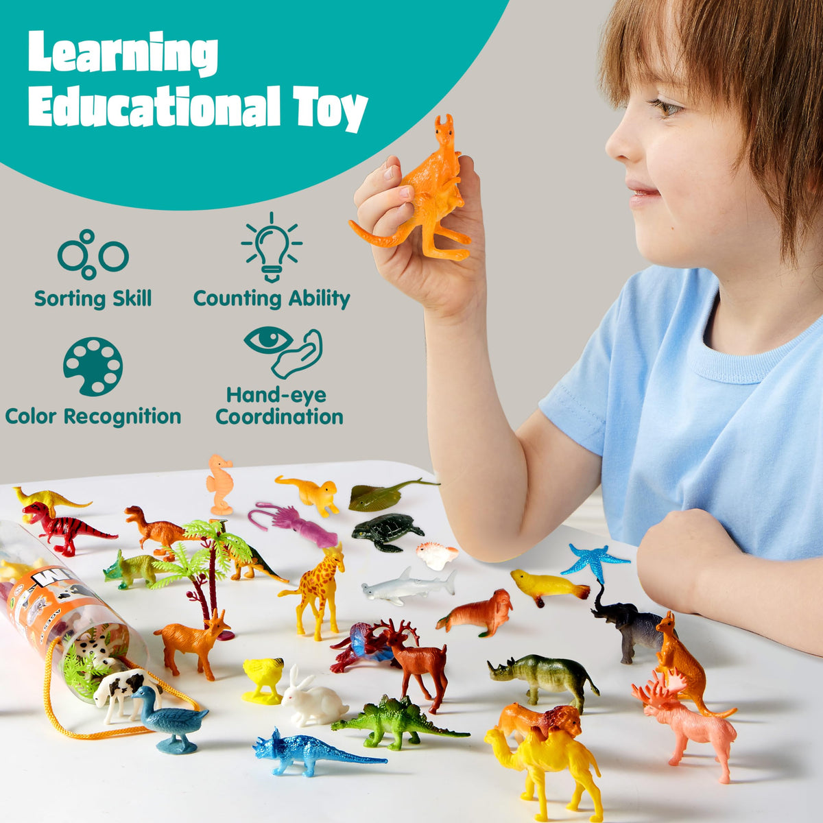 JOYIN tiny sea creatures and insects spark nature-themed pretend play