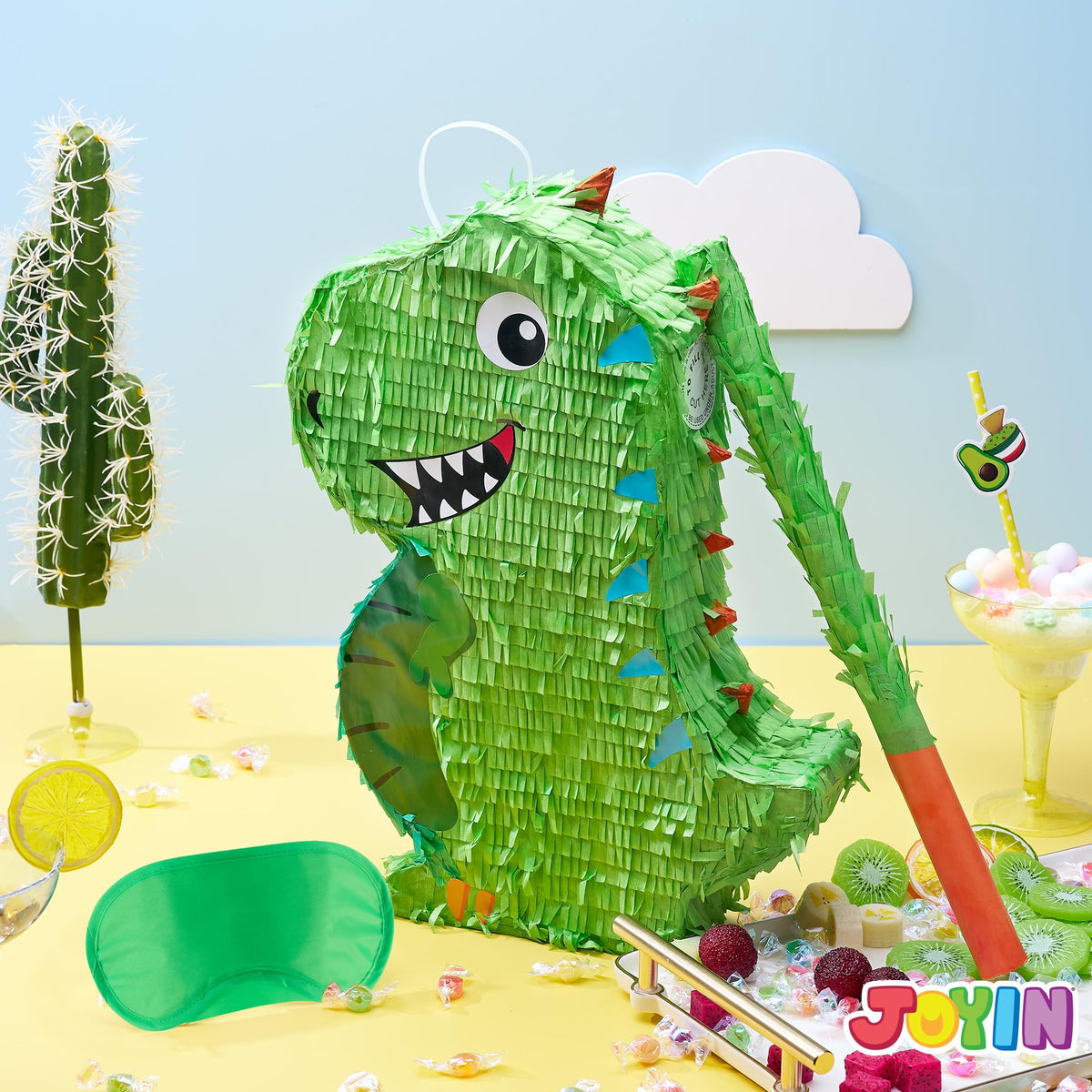 JOYIN dinosaur pinata invites playful anticipation and celebration.
