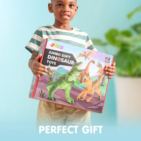 JOYIN dinosaur play-scene set helps build narrative play and fine motor skills