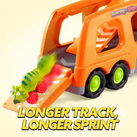 JOYIN dinosaur truck head includes start, siren, music, and lights.