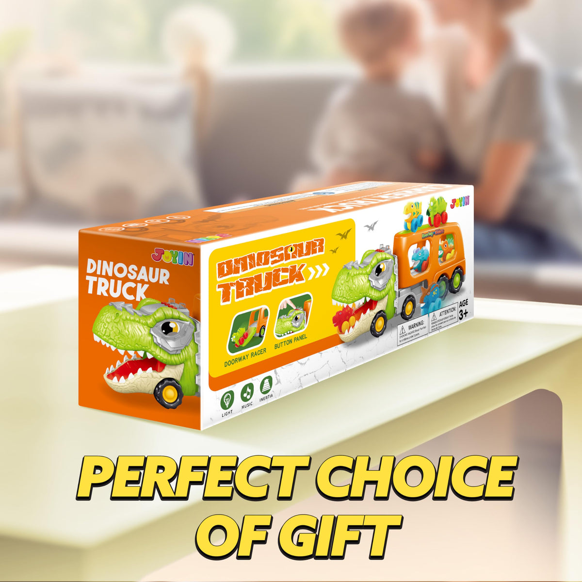 JOYIN LED lights enhance visual appeal during lively play sessions.