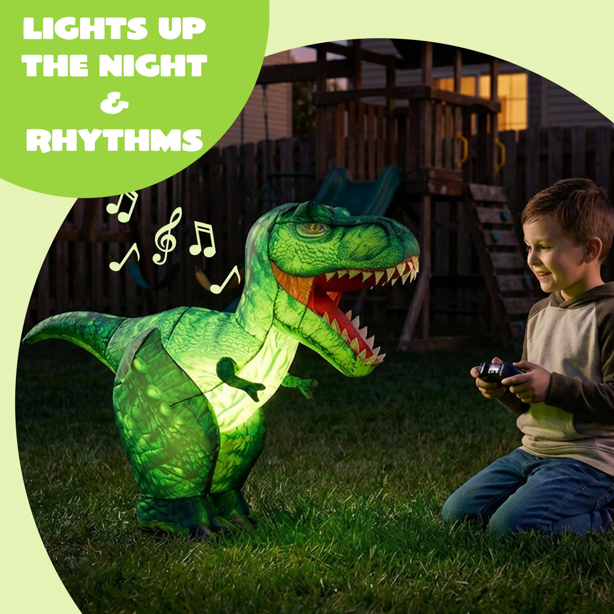 Joyin dinosaur walking action supports active outdoor fun and imaginative pretend play.