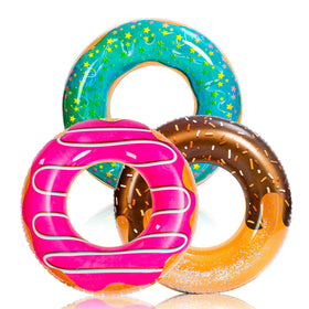 JOYIN strawberry dream donut pool float for sunny pool days.
