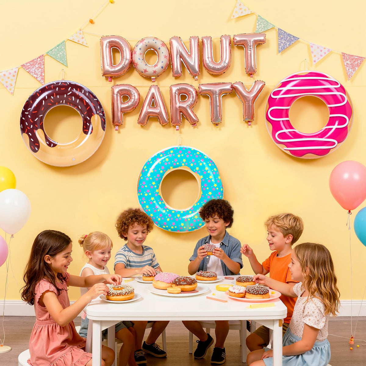 JOYIN donut pool float adds festive decor to summer gatherings.