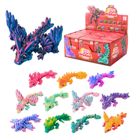 JOYIN dragon blind box cherry blossom with color-shifting silk PLA for display.