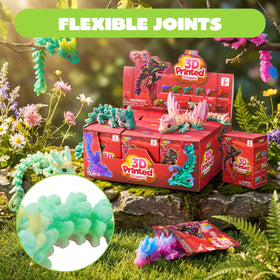 JOYIN dragon blind box emerald drift with purple hues for calming sensory play.