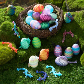 JOYIN 3D printed dragon inside each egg adds a collectible surprise