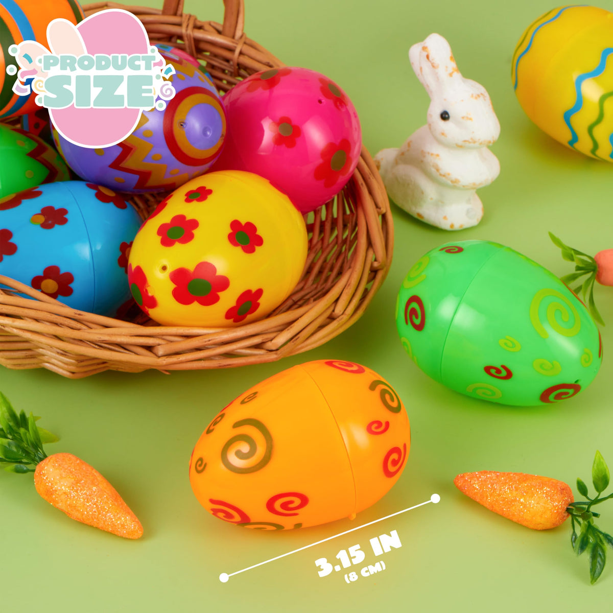 JOYIN durable plastic eggs withstand play and reuse