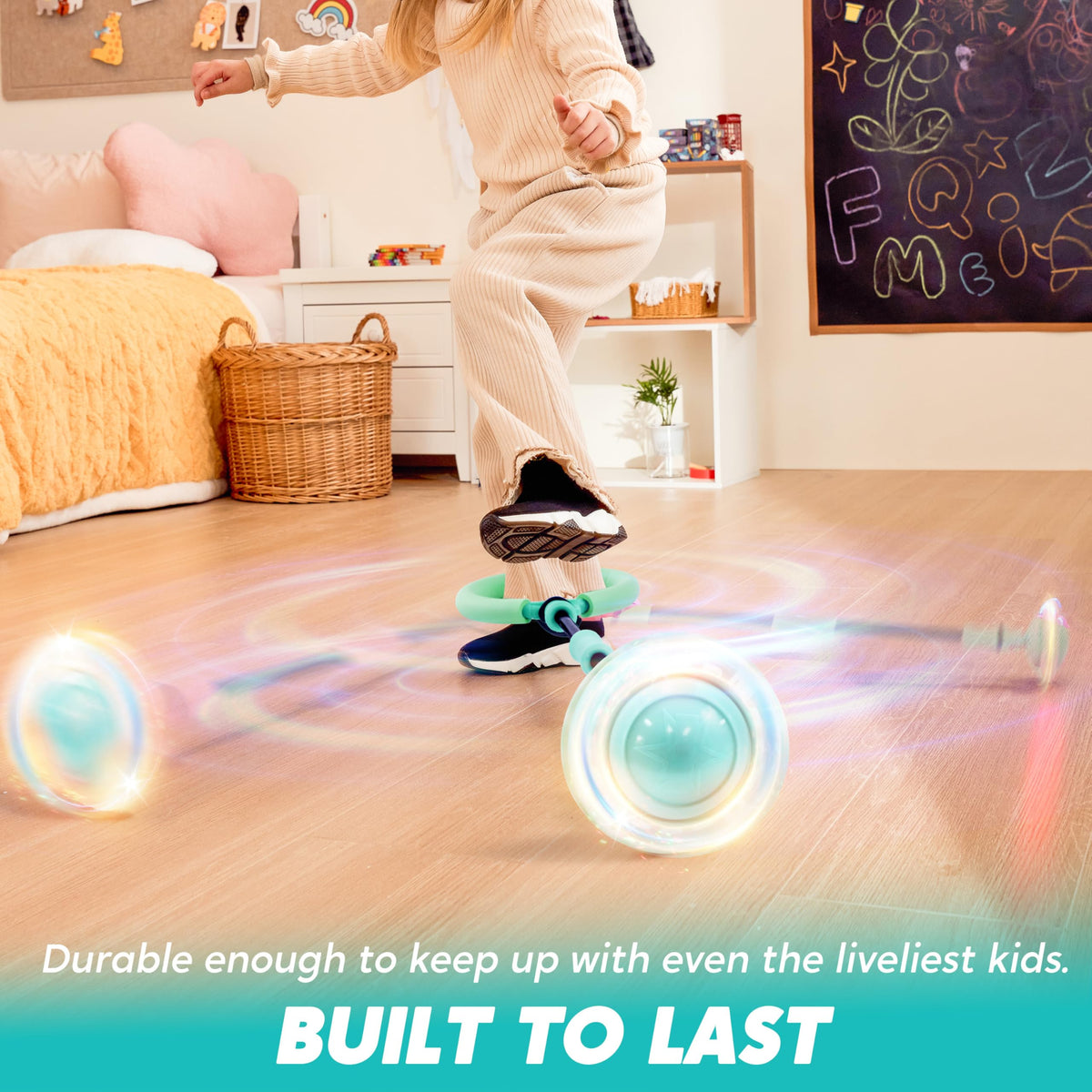 JOYIN durable PP and PVC materials withstand lively bouncing and daily use.