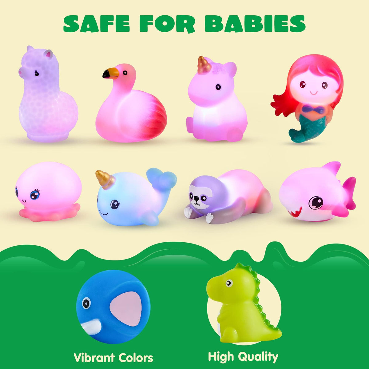 JOYIN durable, water-resistant bath toy designed for repeated use.