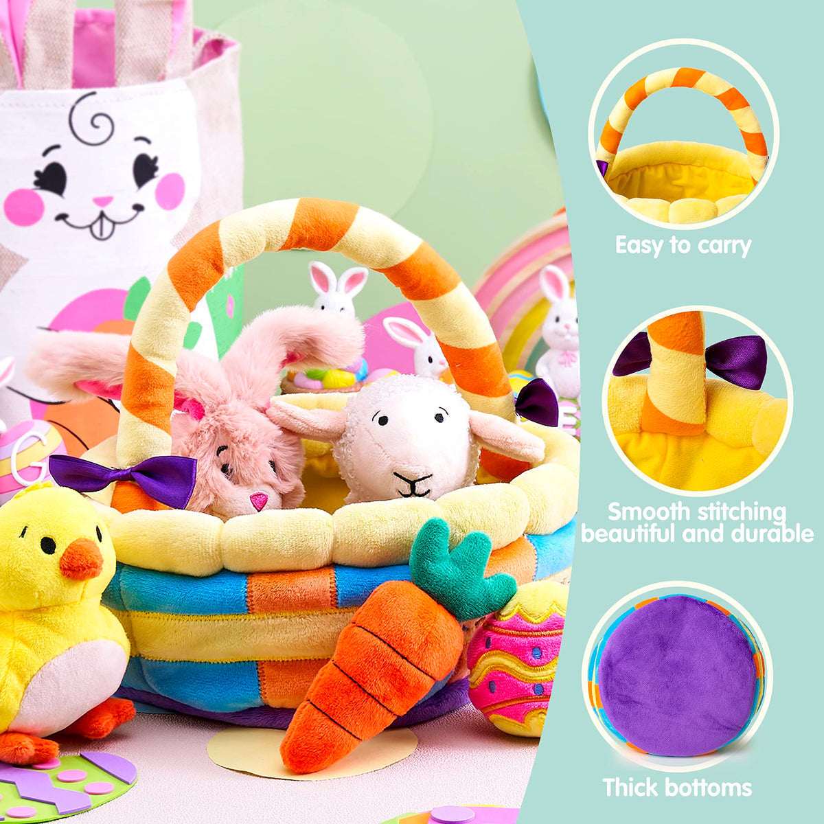 JOYIN Easter plush lamb—gentle companion for playtime and celebrations.