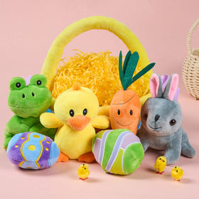 JOYIN basket plush, soft decor for gifting and celebrations