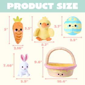 JOYIN prefilled Easter basket set ready for gifting.