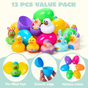 JOYIN colorful eggs perfect for Easter basket stuffing with ducks