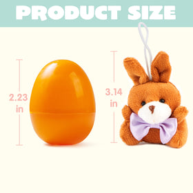 JOYIN Easter basket stuffers featuring soft plush animals.