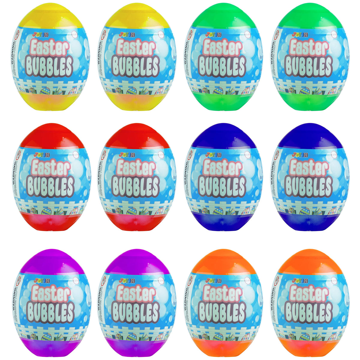 JOYIN Easter bubble egg purple for colorful egg hunts and imaginative play.