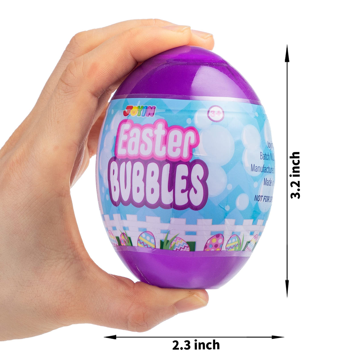 JOYIN Easter bubble egg variety-pack showcases many colors for engaging treasure hunts.