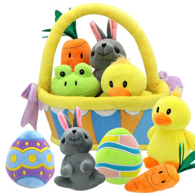 JOYIN bunny plush for Easter basket, soft cuddle toy for gifting