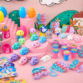 JOYIN Easter egg hunt setup ready-to-fill for classrooms and parties.