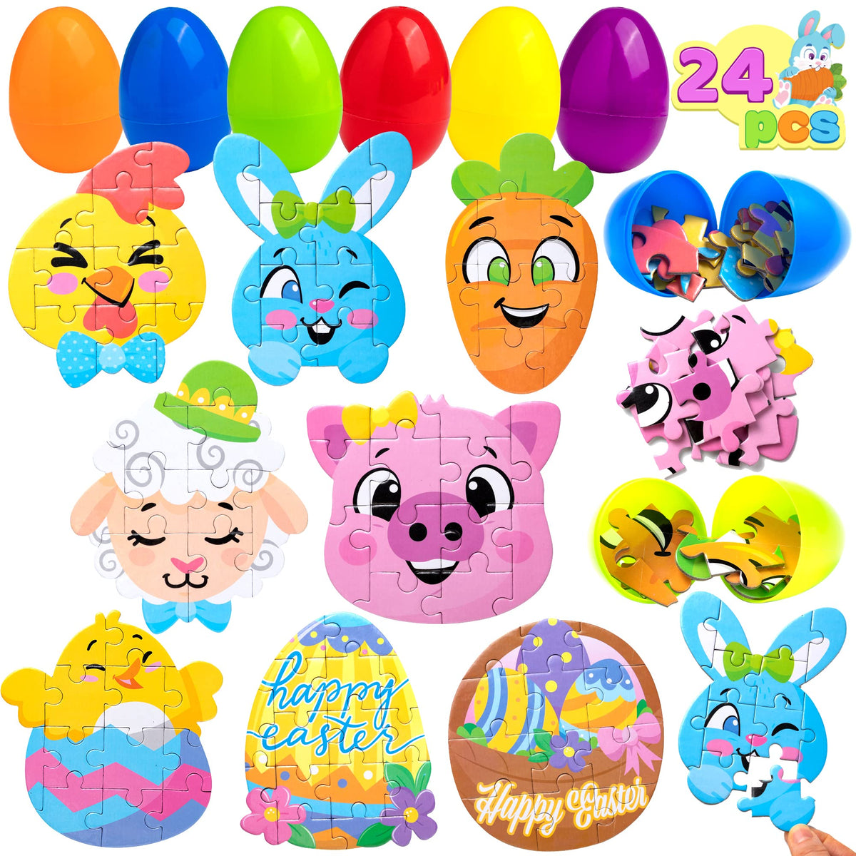 JOYIN Easter egg puzzle chick design for interactive play and kid-friendly decor