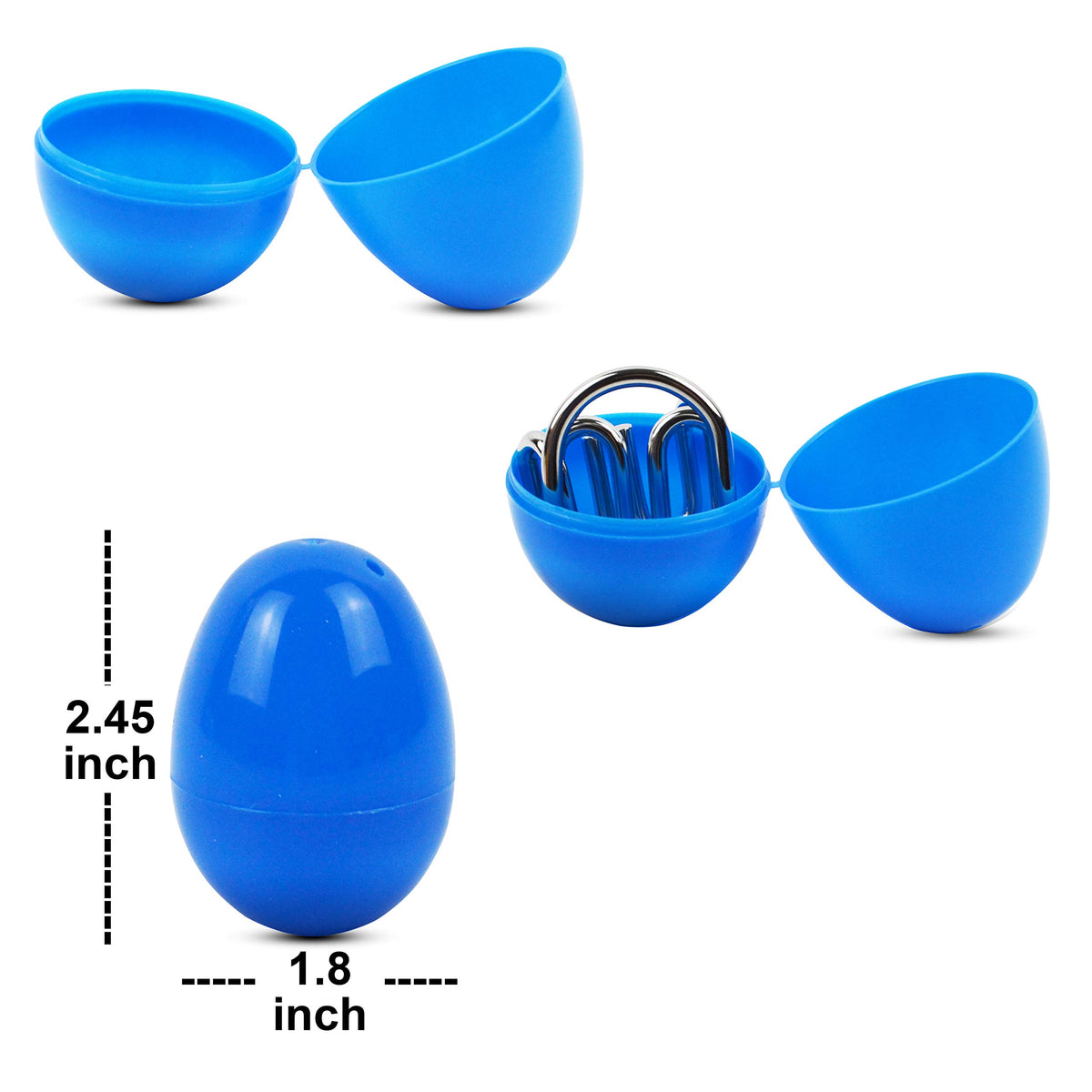 JOYIN Easter eggs packaging and storage for 18 puzzles