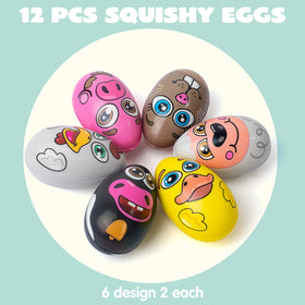 JOYIN Easter egg squishy bunny for slow rising squeezing and holiday fun.
