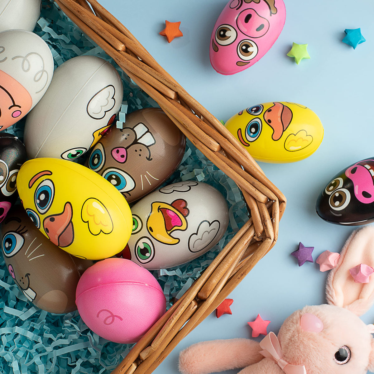 JOYIN soft squeeze Easter eggs in assorted colors for gift ideas.