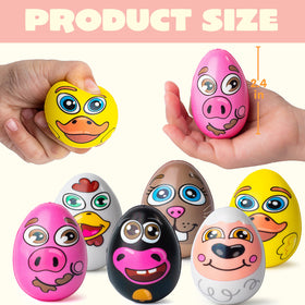 JOYIN Easter egg squishy duck for colorful hunts and fidget play.