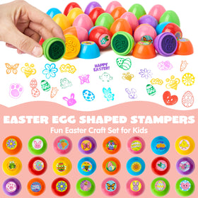 JOYIN Easter Egg Stampers in a bright color lineup for playful decorating.