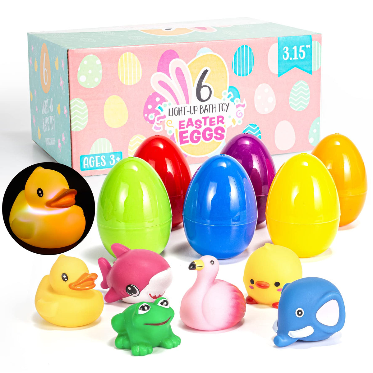 JOYIN Easter egg toy set inside eggs for gifts and prizes