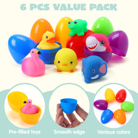 JOYIN chick floating bath toy inside egg for tub time