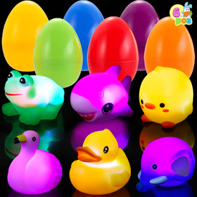 JOYIN prefilled egg packaging showing animal designs for classroom rewards