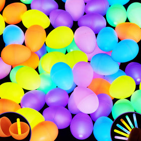 JOYIN Easter eggs 144 pcs for colorful hunts and kid-friendly gifts.