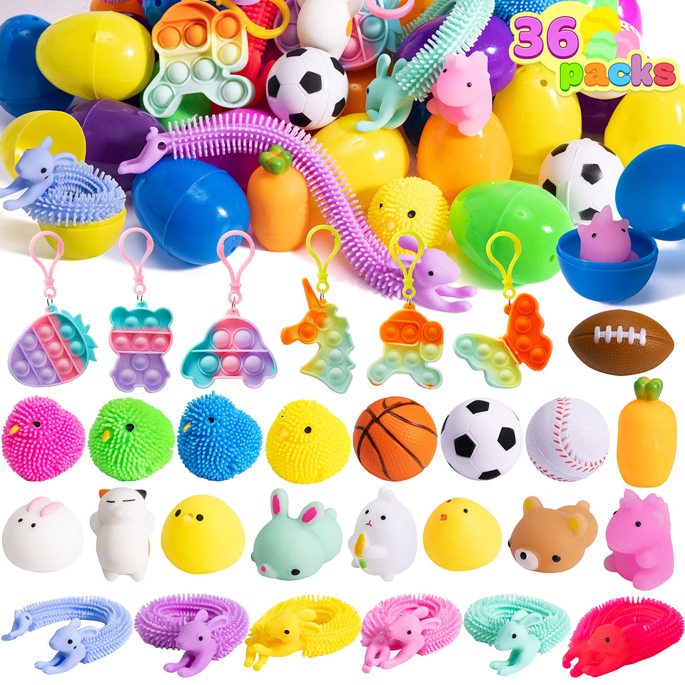 JOYIN Easter eggs 36-piece packaging for vibrant party favors and decorations