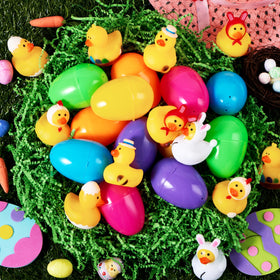 JOYIN Easter eggs stacked as basket stuffer set.