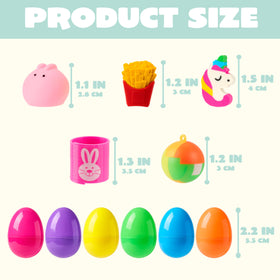 JOYIN Easter eggs containing a dinosaur toy inside for imaginative play