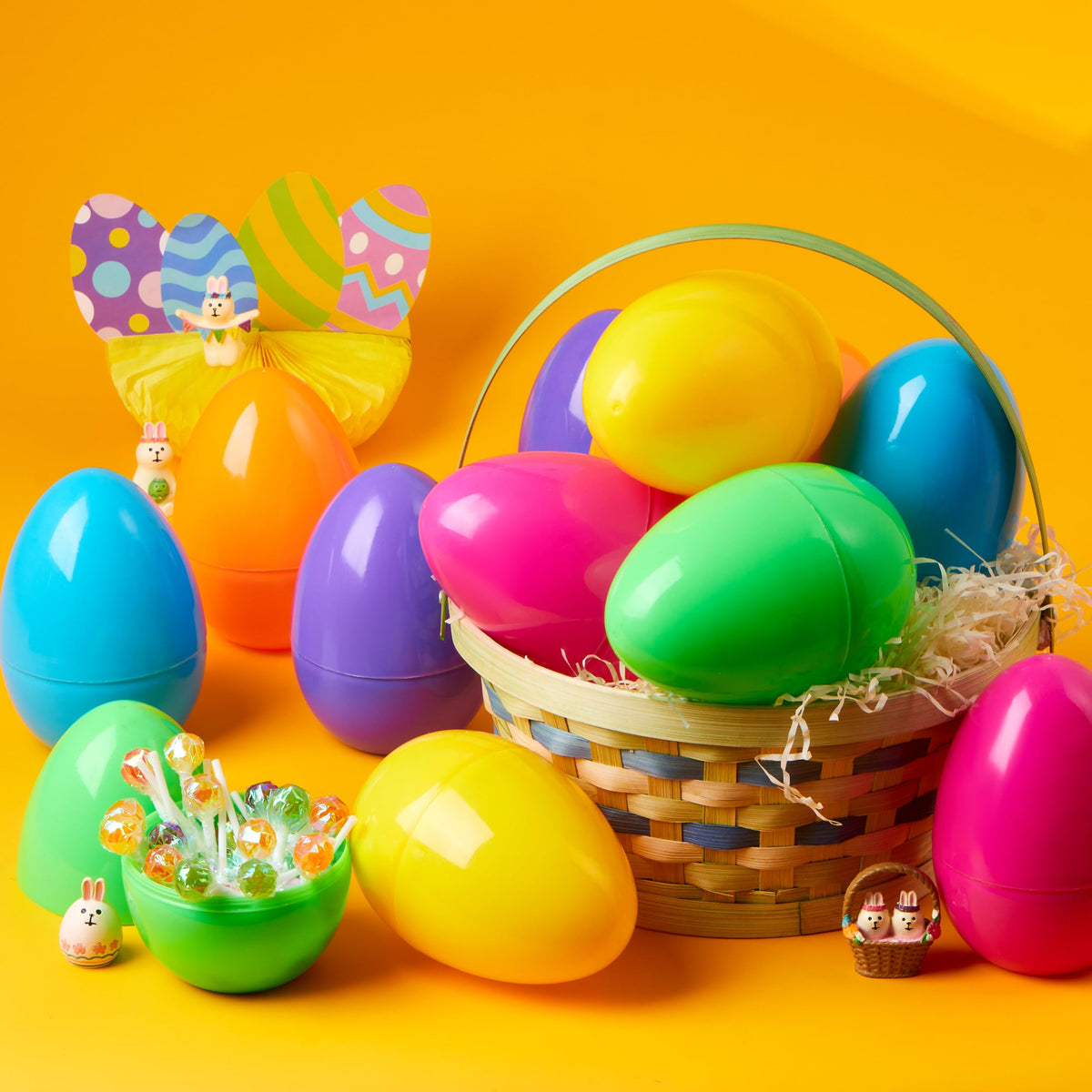 JOYIN Easter eggs brighten baskets as playful party favors.