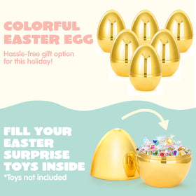 Glossy metallic JOYIN Easter eggs enhance displays and backdrops