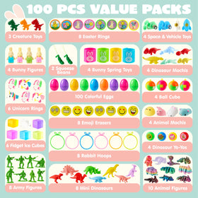 JOYIN Easter eggs featuring pull-back vehicles for active play.