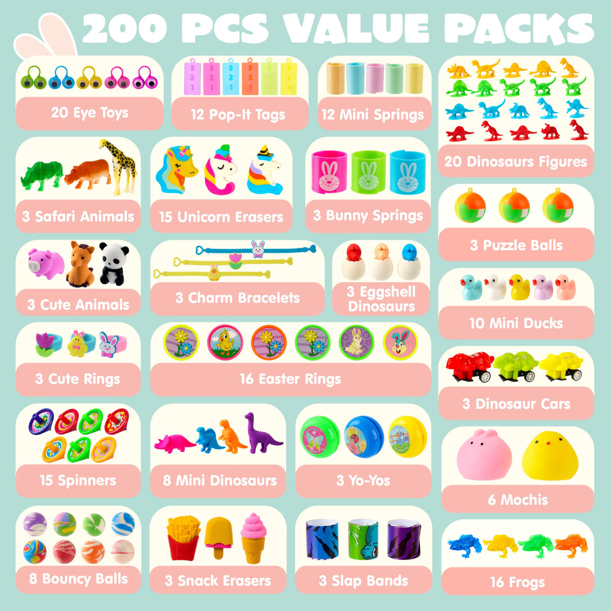 JOYIN Easter eggs featuring a pull-back car toy inside for active play