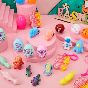 JOYIN Easter eggs with assorted toys offer diverse surprise options.