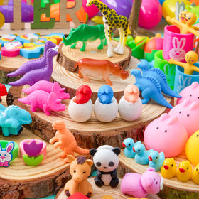 JOYIN Easter eggs with ring toy inside for dress-up play