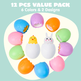 JOYIN Easter eggs shell designs show multiple colors for visual appeal and grip