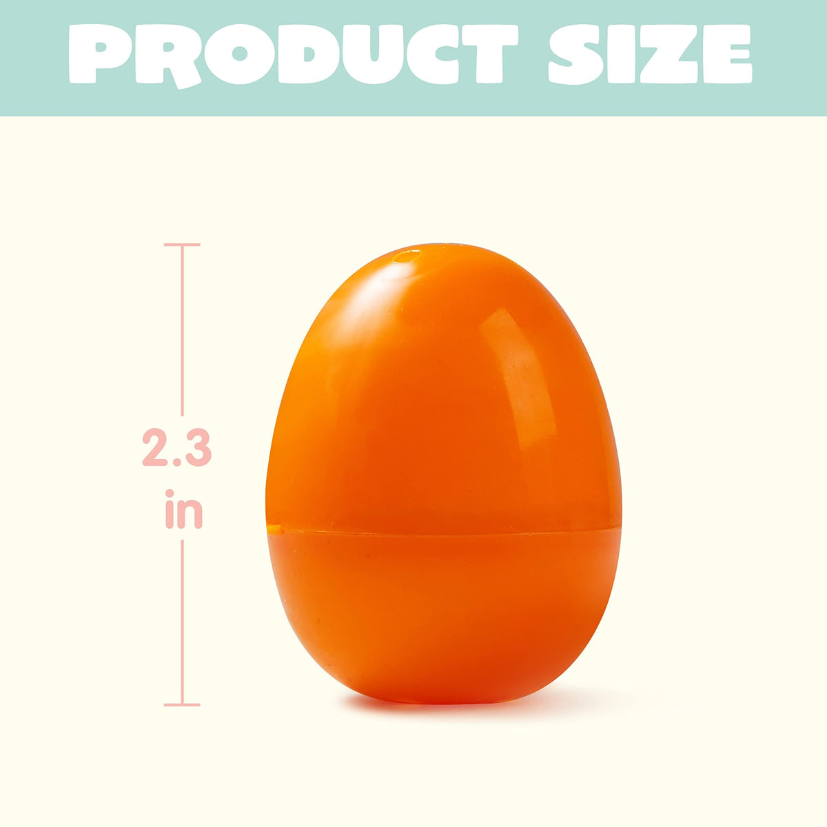 JOYIN Easter eggs with smooth edges and a hinge for simple assembly