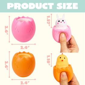 JOYIN squishy eggs with soft texture ideal for stress-relief squeezing